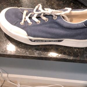 Polo Sneakers Size 8 womens nice shape. Used, not abused$10.00 final sale.